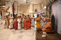 Dev Darshan and Pujana by HH Shrimat Sadyojat Shankarashram Swamiji (22 Sep 2025 ) Pictures Courtesy of Shri Dinesh Karkal
